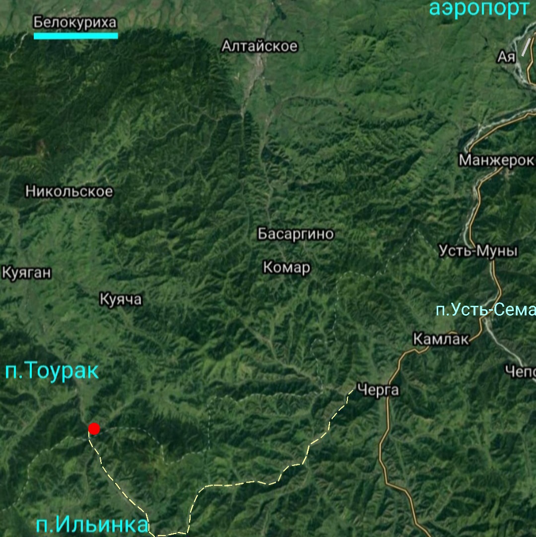 Территория в Горном Алтае под строительство горнолыжного комплекса с кресельным подъёмником в 100-х км от Белокурихи